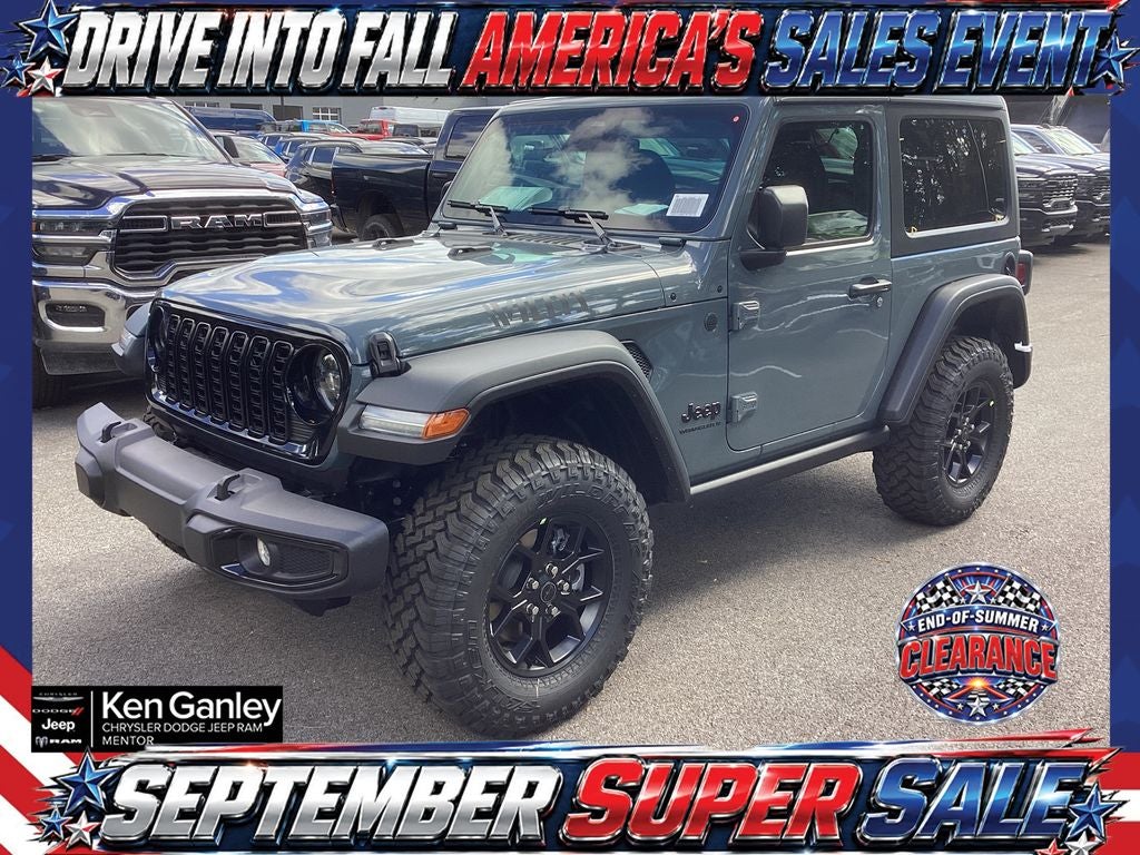 2026 Jeep Wrangler — rear three-quarter view