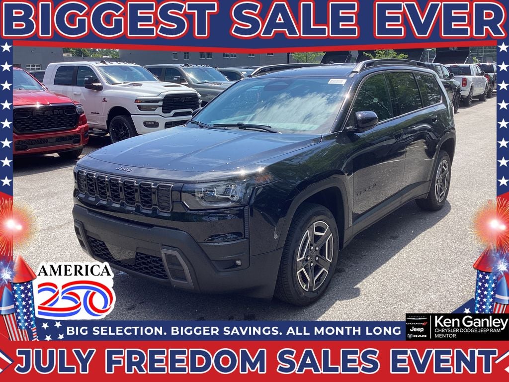 2026 Jeep Cherokee — rear three-quarter view