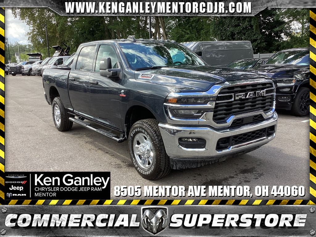 2026 RAM Ram 2500 RAM 2500 TRADESMAN CREW CAB 4X4 6'4' BOX in Forged Blue Metallic Exterior Paint — front three-quarter view