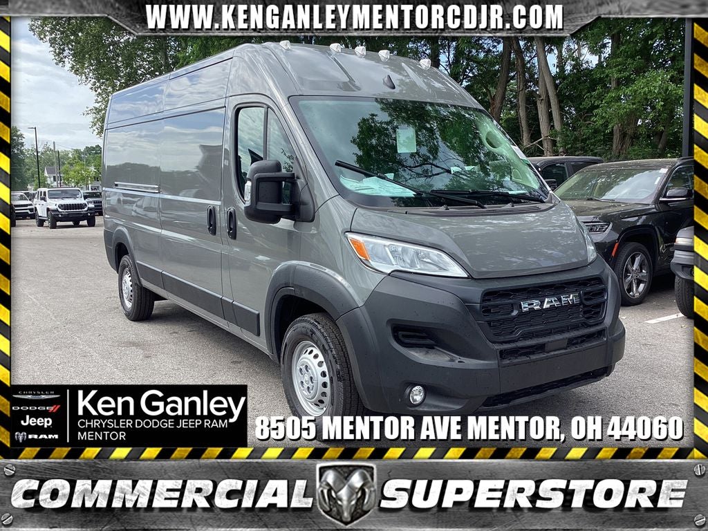 2026 RAM Ram ProMaster RAM PROMASTER 2500 TRADESMAN CARGO VAN HIGH ROOF 159' WB in Ceramic Gray Clear-Coat Exterior Paint — front...