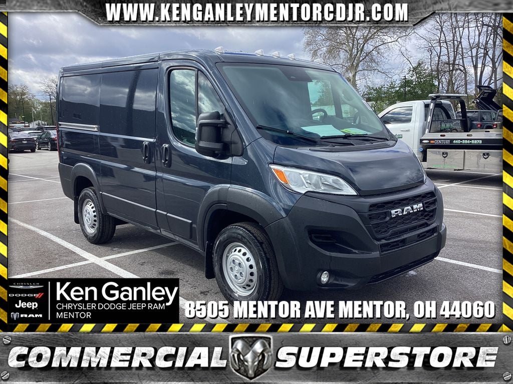 2026 RAM Ram ProMaster RAM PROMASTER 1500 TRADESMAN CARGO VAN LOW ROOF 118' WB in Forged Blue Metallic Exterior Paint — front...