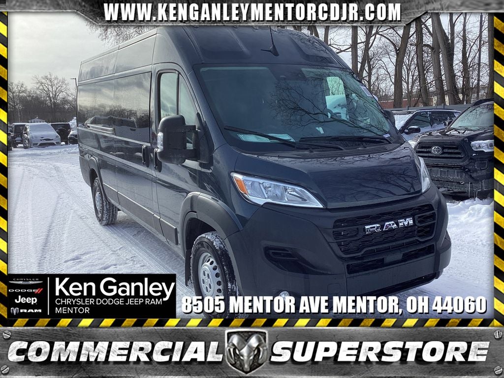 2026 RAM Ram ProMaster RAM PROMASTER 3500 TRADESMAN CARGO VAN HIGH ROOF 159' WB EXT in Forged Blue Metallic Exterior Paint — front...