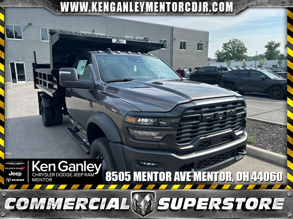 2026 RAM Ram 5500 Chassis Cab RAM 5500 TRADESMAN CHASSIS REGULAR CAB 4X4 84' CA in Granite Crystal Metallic Clear-Coat Exterior Paint —...