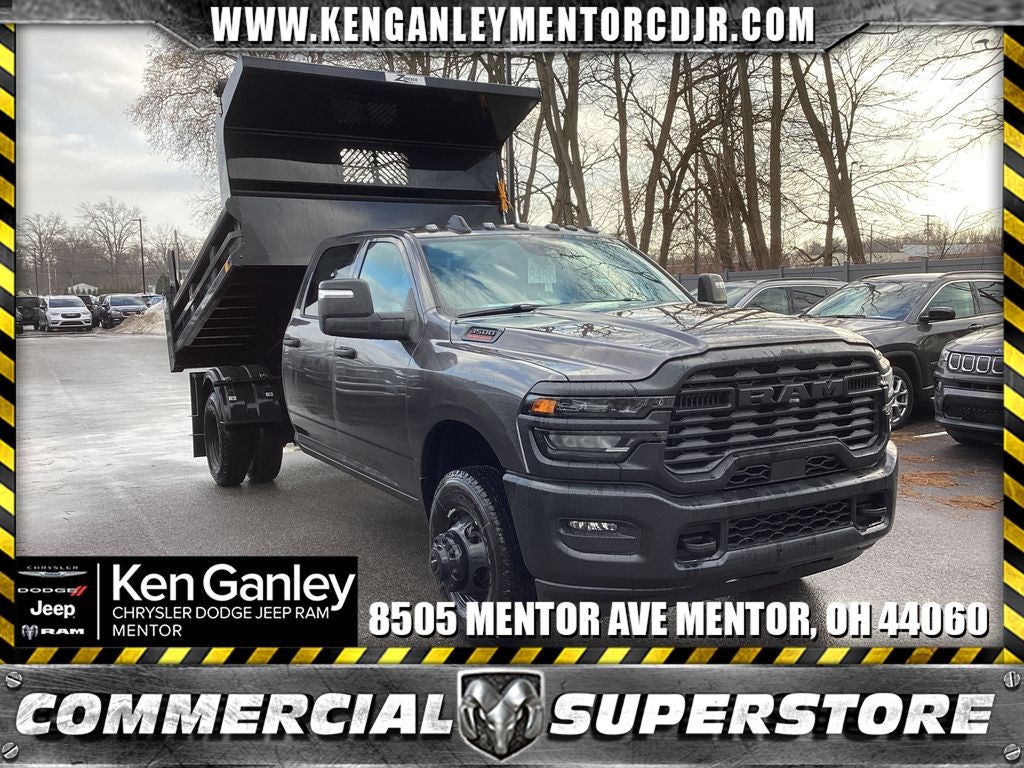 2026 RAM Ram 3500 Chassis Cab RAM 3500 TRADESMAN CREW CAB CHASSIS 4X4 60' CA in Granite Crystal Metallic Clear-Coat Exterior Paint —...