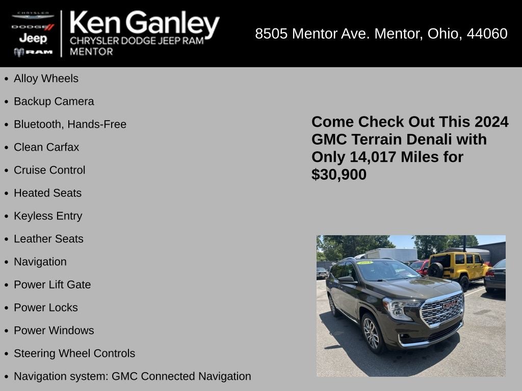 2024 GMC Terrain — detail view