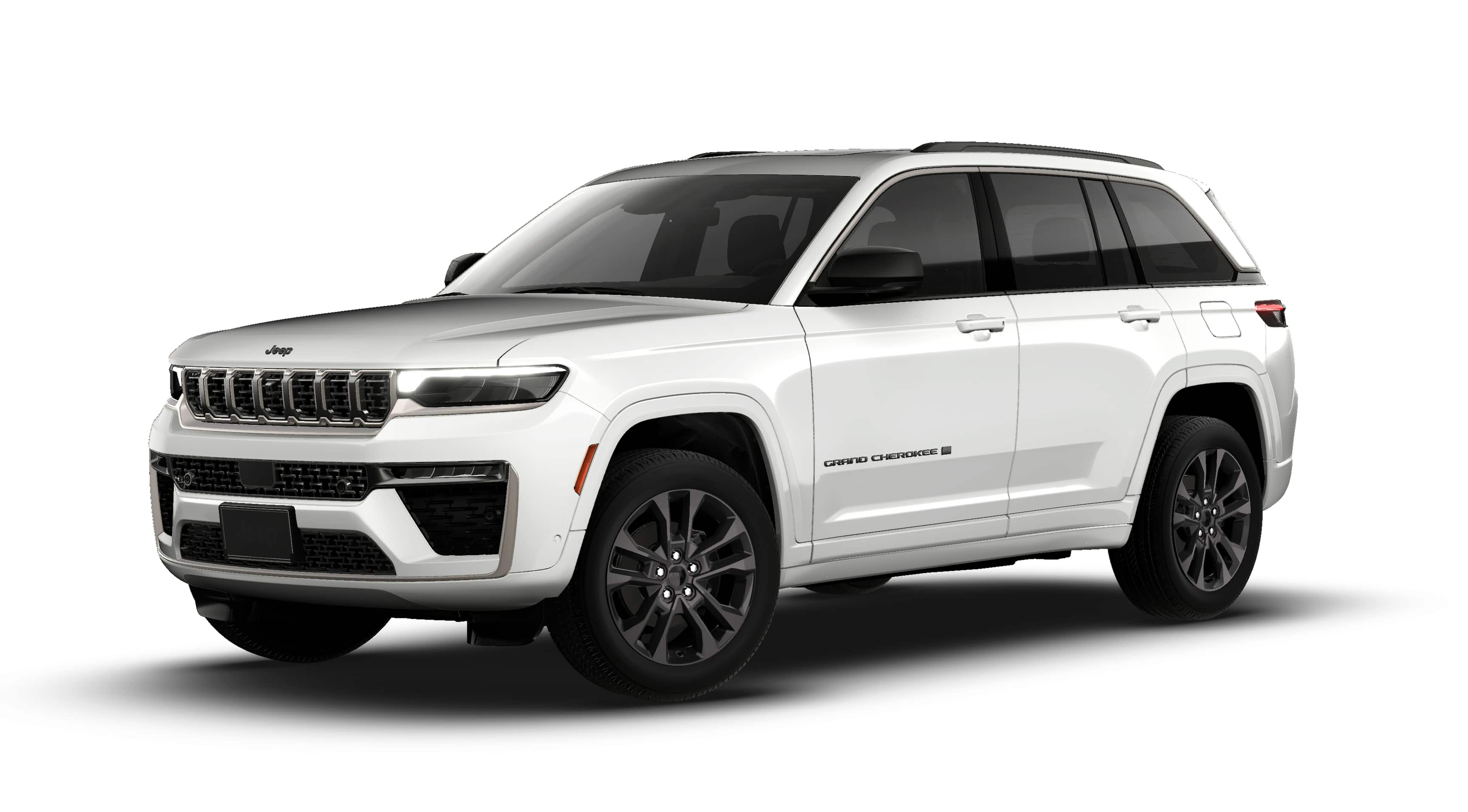 2026 Jeep Grand Cherokee GRAND CHEROKEE LIMITED RESERVE 4X4 in Bright White Clear-Coat Exterior Paint — front three-quarter view