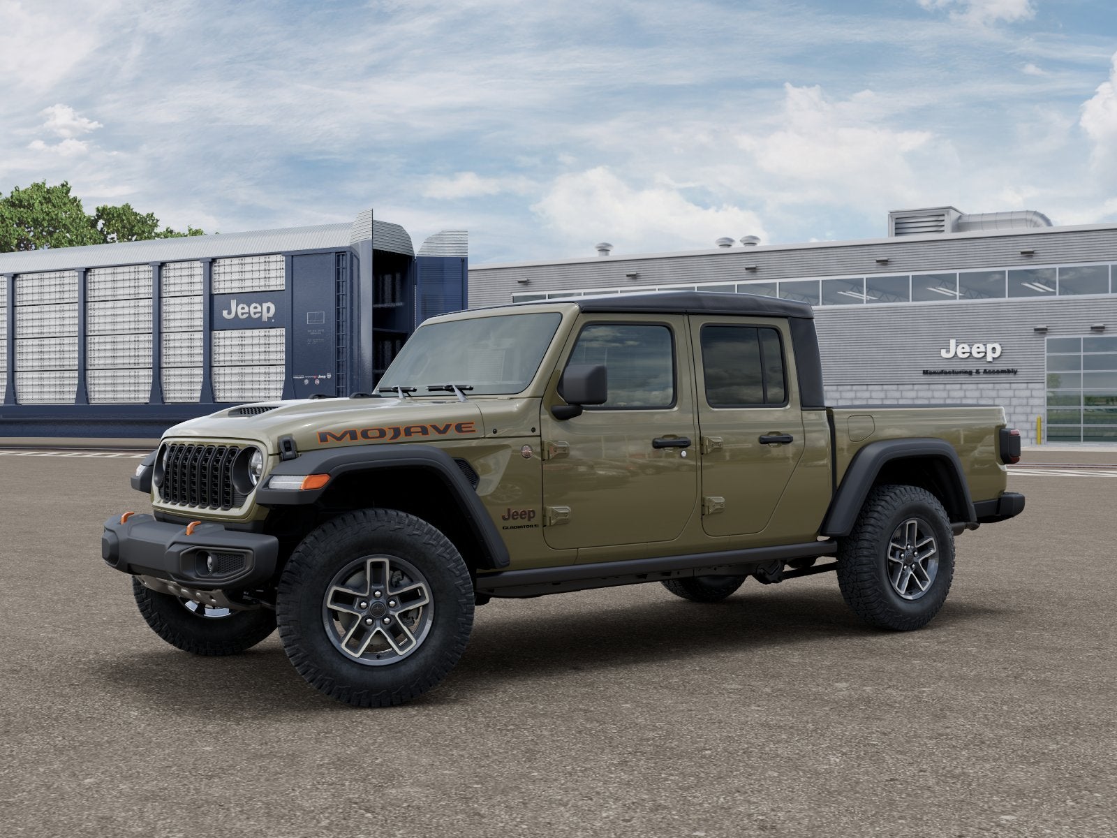 2026 Jeep Gladiator GLADIATOR MOJAVE 4X4 in 41 Exterior Paint — front three-quarter view